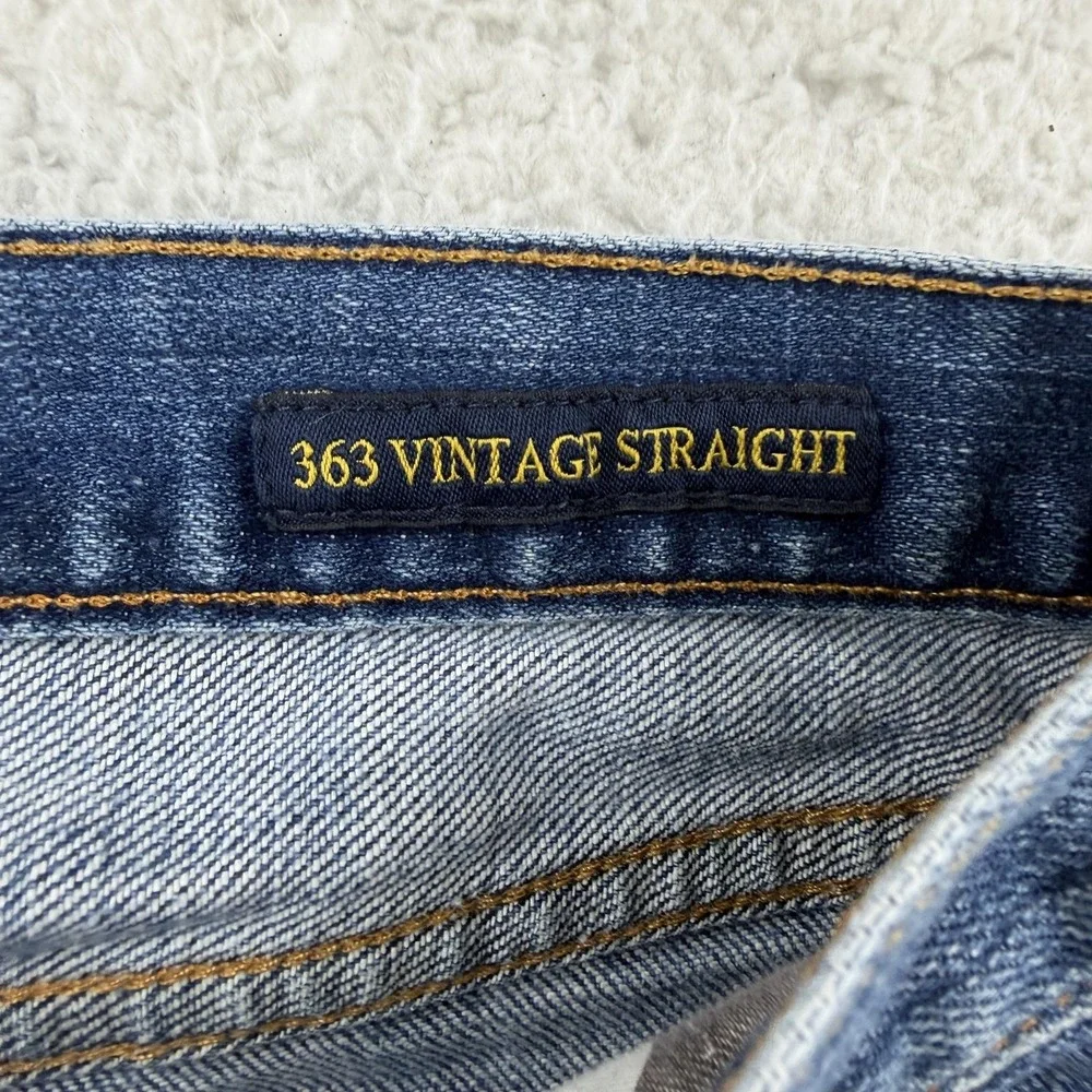 Lucky Brand 363 Jeans Mens 33x30 Blue Stretch Denim Pants Vintage Straight